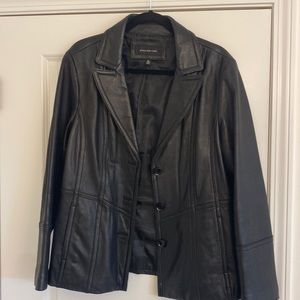 Leather Blazer